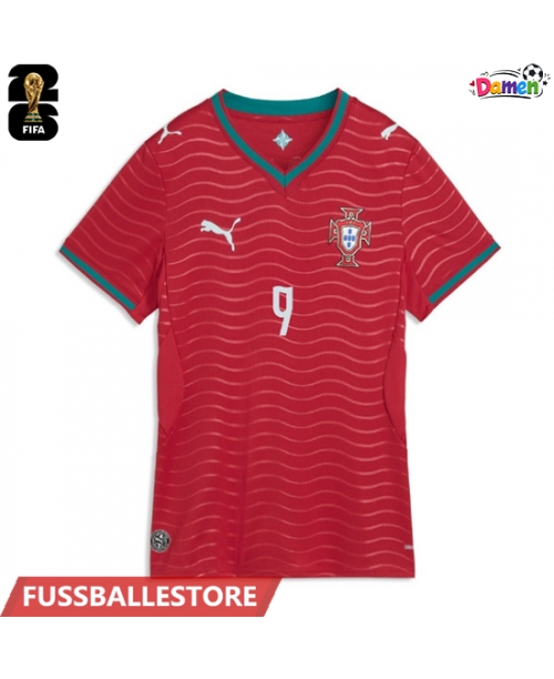 Günstige Portugal Goncalo Ramos #9 Heimtrikot Damen WM 2026 Kurzarm